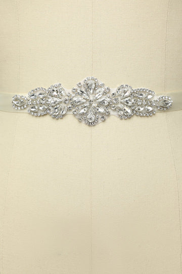Rhinestone Bridal Sash - ZAPAKA